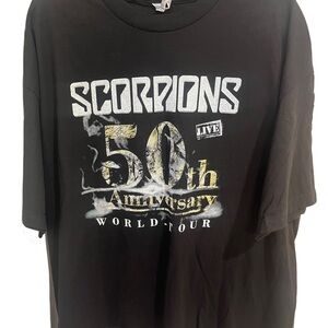Scorpions Black 50th Anniversary World Tour T-Shirt